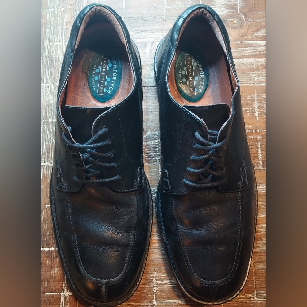 FLORSHEIM Billings Size‎ 11 Mens Comfortech Split Toe Leather Oxford Dress Shoes